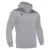 Ishtar Hoody 1/4 Zip Top SØLV/GRÅ 3XS Treningsgenser med hette - Unisex 