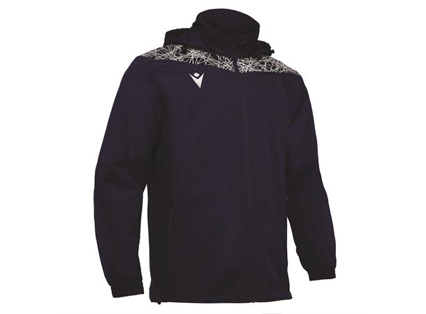 Lahti Showerjacket NAVY/HVIT 3XL Vann- og vindavstøtende jakke - Unisex 