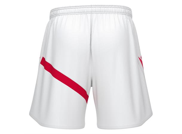 Shen Eco Match Day Shorts WHT/RED 3XL Teknisk shorts i ECO-tekstil - Unisex 