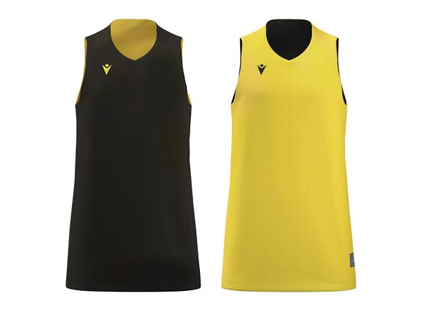 Idaho Reversible Shirt BLK/YEL 3XL Vendbar teknisk basketdrakt - Unisex 