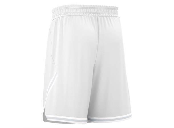 Kansas Basket Eco Shorts WHT 3XL Teknisk basketshorts - Unisex 