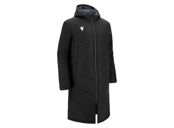 Northland Jacket BLK XXL Ekstra lang vattert coachjakke - Unisex 