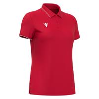 Melody polo RED/WHT 3XS Poloskjorte - Dame